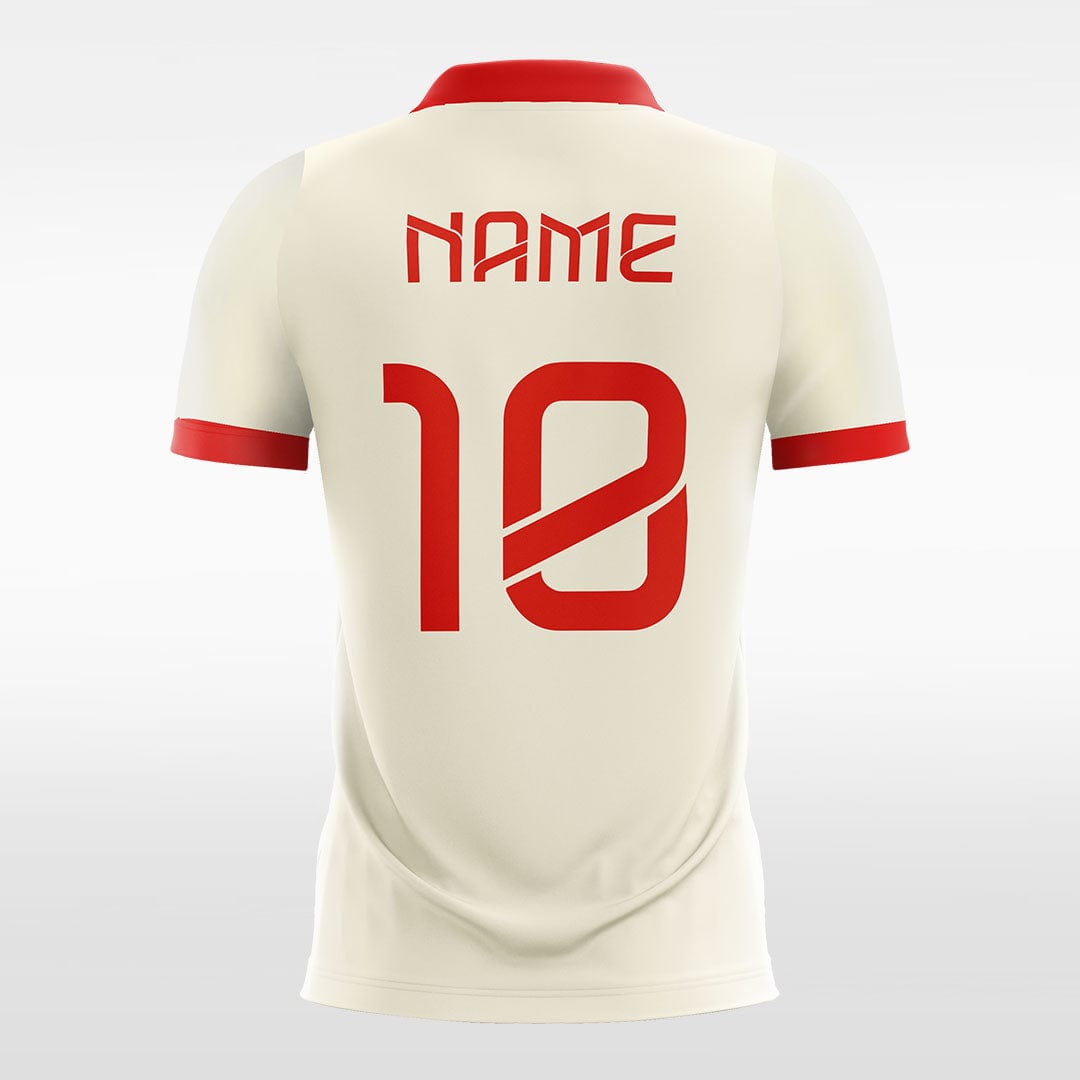 XTeamwear Soccer Jersey Retro White - Women Custom Soccer Jerseys Design Solid Color