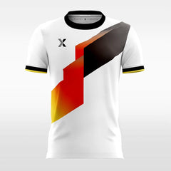 XTeamwear Soccer Jersey Vintage 3D Gradient - Custom Kids Soccer Jerseys Design White