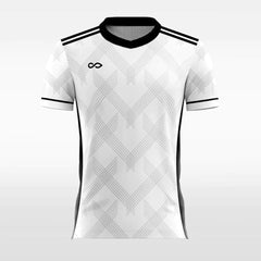 XTeamwear Soccer Jersey Vintage Check White - Women Custom Soccer Jerseys Design