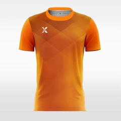 XTeamwear Soccer Jersey Vintage Neon Orange - Women Custom Soccer Jerseys Plaid Design