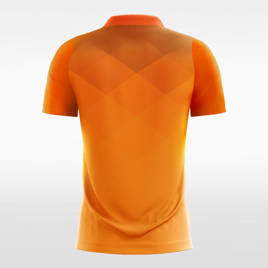 XTeamwear Soccer Jersey Vintage Neon Orange - Women Custom Soccer Jerseys Plaid Design