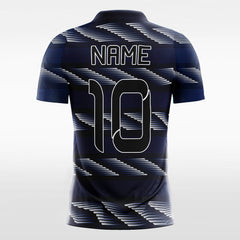 XTeamwear Soccer Jersey Vintage Speed - Custom Kids Soccer Jerseys Blue Design