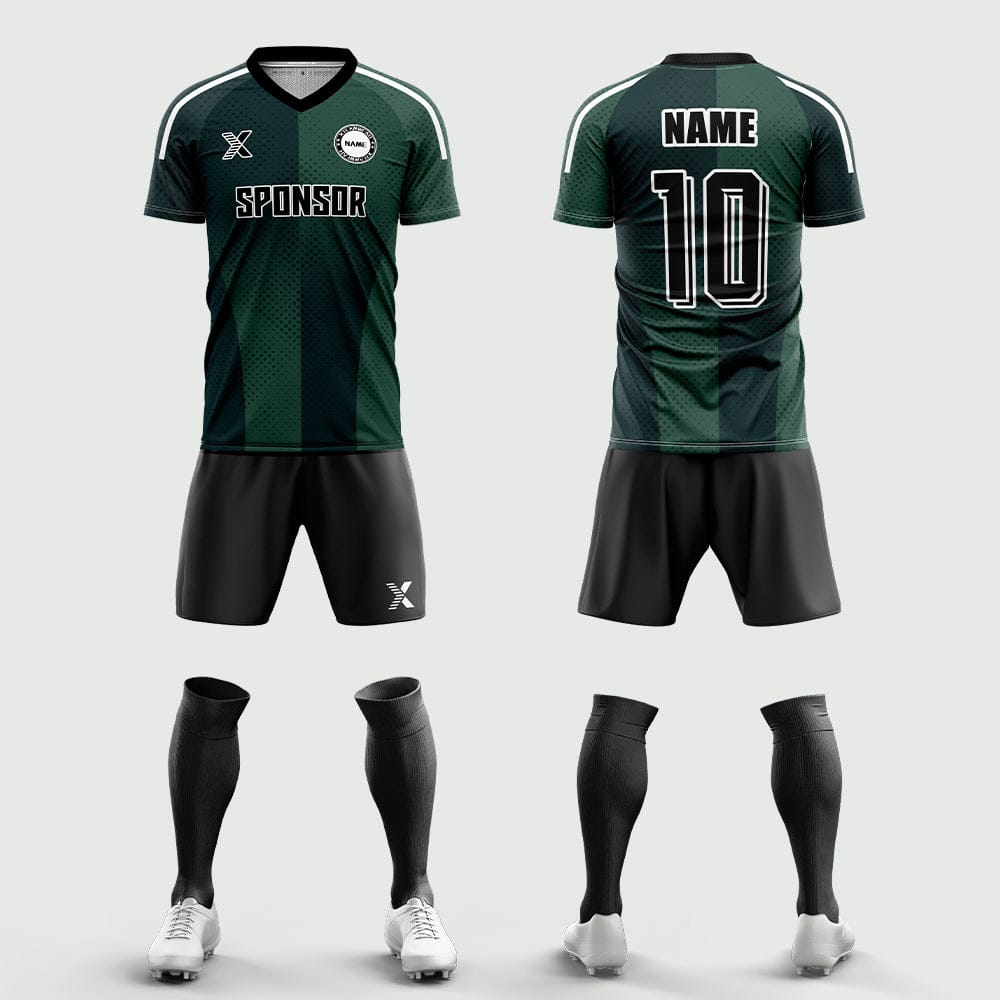 XTeamwear Soccer Uniforms 2026 Global Elite Series - Custom Design Soccer Jersey for Men Sublimation（green）