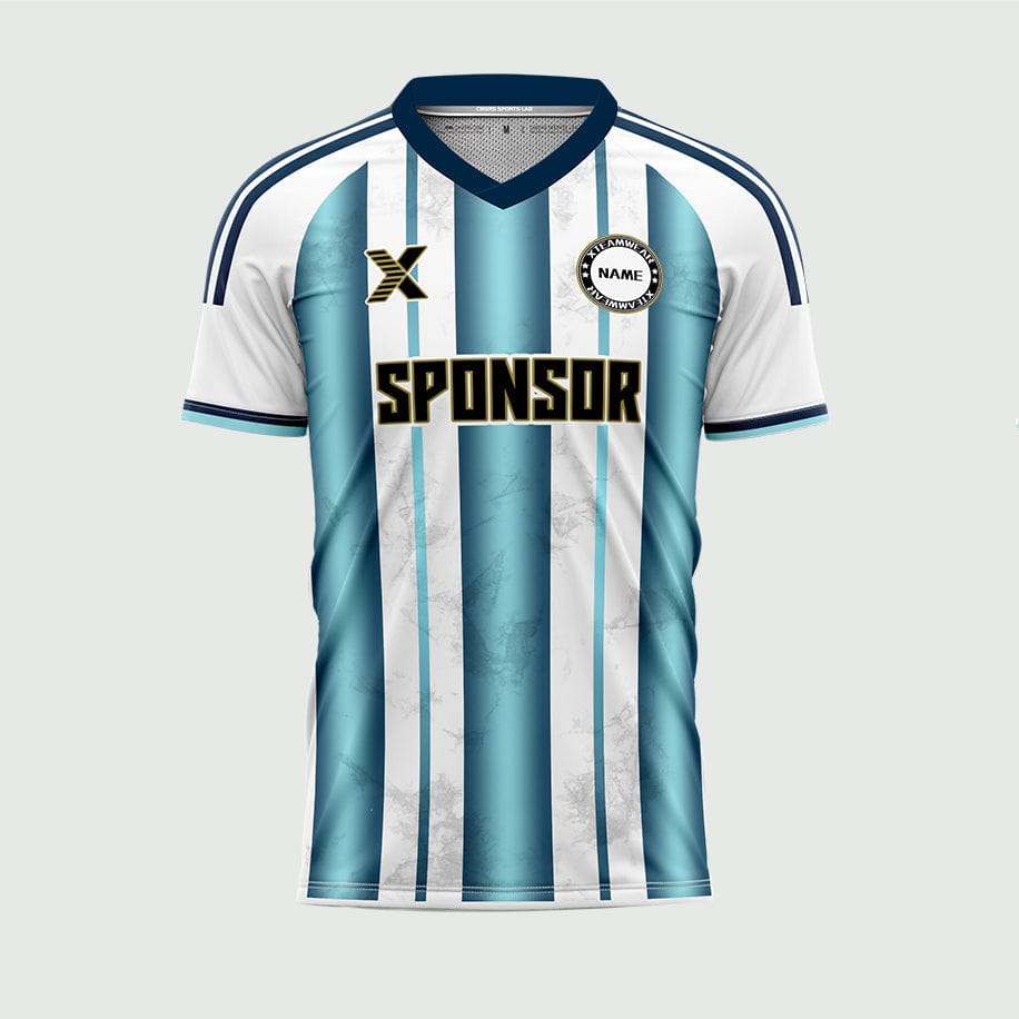 XTeamwear Soccer Uniforms 2026 Global Elite Series - Custom Design Soccer Jersey for Men Sublimation（light blue）