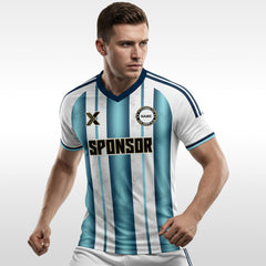 XTeamwear Soccer Uniforms 2026 Global Elite Series - Custom Design Soccer Jersey for Men Sublimation（light blue）
