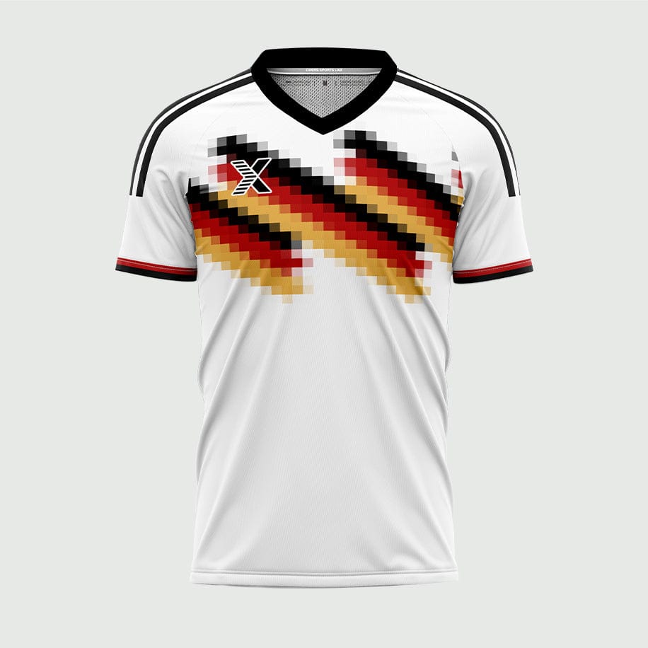 XTeamwear Soccer Uniforms 2026 Global Elite Series - Custom Design Soccer Jersey for Men Sublimation（white）