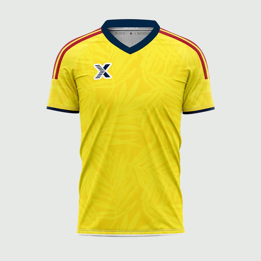 XTeamwear Soccer Uniforms 2026 Global Elite Series - Custom Design Soccer Jersey for Men Sublimation（Yellow）