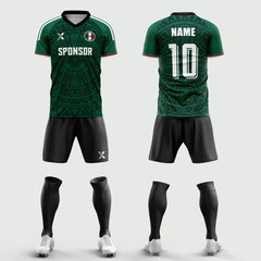 XTeamwear Soccer Uniforms 2026 Global Elite Series - Custom Soccer Jerseys Kit Sublimated for Team（Dark green）