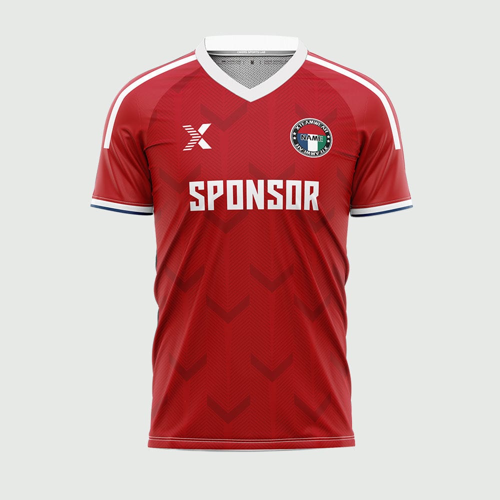 XTeamwear Soccer Uniforms 2026 Global Elite Series - Custom Soccer Jerseys Kit Sublimated for Team（red arrow）