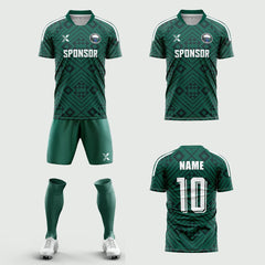 XTeamwear Soccer Uniforms 2026 Global Elite Series - Custom Soccer Jerseys Kit Sublimated for Team（Rhombus grid）