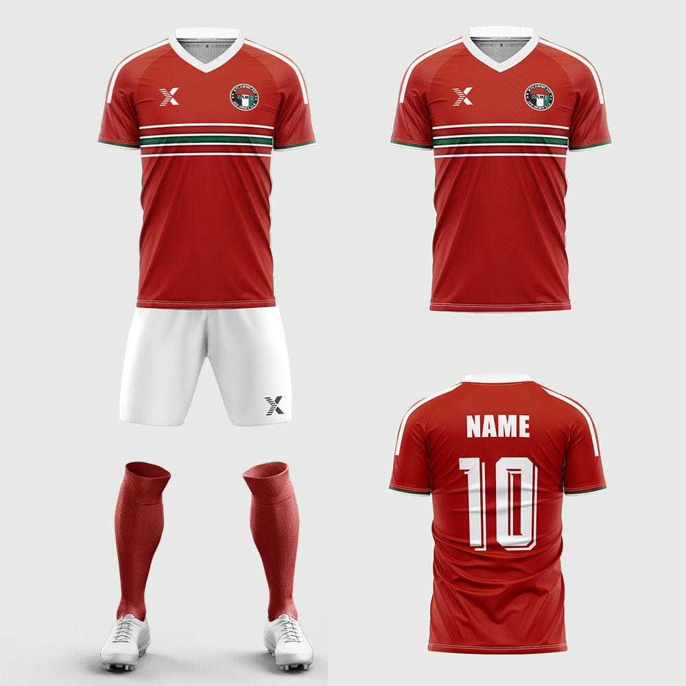 XTeamwear Soccer Uniforms 2026 Global Elite Series - Custom Soccer Jerseys Kit Sublimated for Team（Three-color pattern）