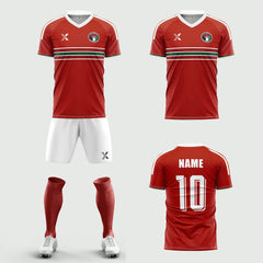 XTeamwear Soccer Uniforms 2026 Global Elite Series - Custom Soccer Jerseys Kit Sublimated for Team（Three-color pattern）