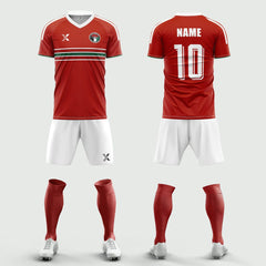 XTeamwear Soccer Uniforms 2026 Global Elite Series - Custom Soccer Jerseys Kit Sublimated for Team（Three-color pattern）