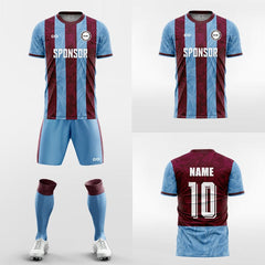 XTeamwear Soccer Uniforms Abstract Art - Custom Soccer Jerseys Kit Sublimated for Team