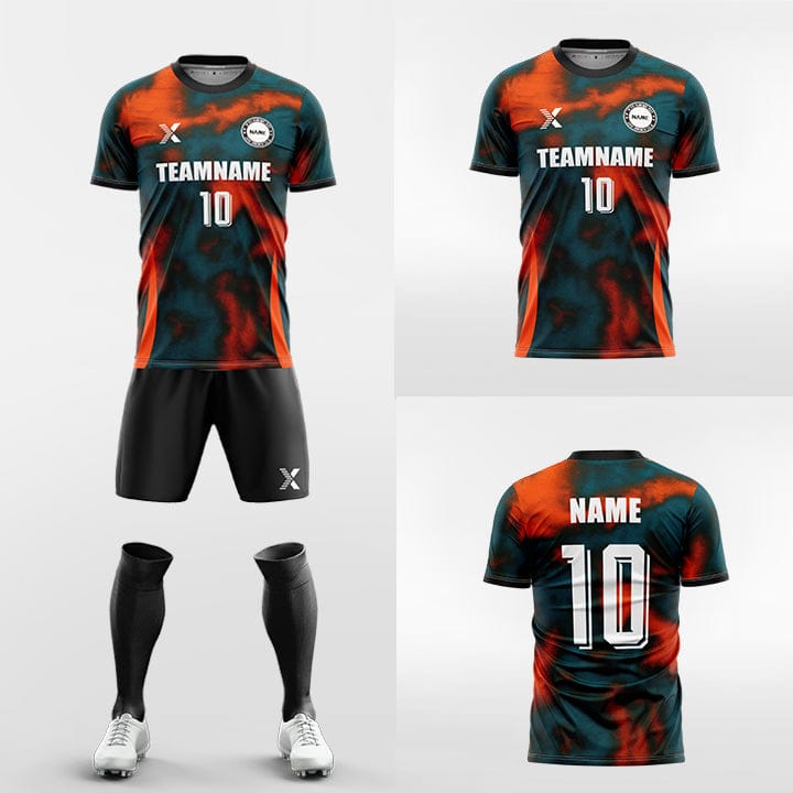 XTeamwear Soccer Uniforms Abstract color palette - Custom Soccer Jerseys Kit Sublimated for Team