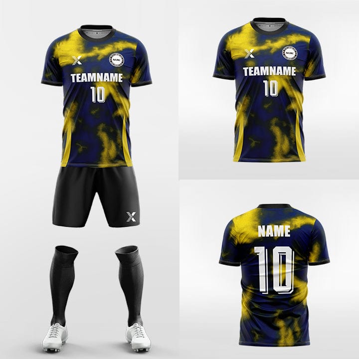XTeamwear Soccer Uniforms Abstract color palette - Custom Soccer Jerseys Kit Sublimated for Team