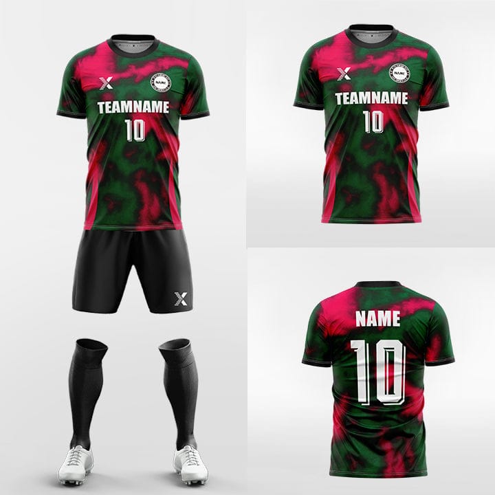 XTeamwear Soccer Uniforms Abstract color palette - Custom Soccer Jerseys Kit Sublimated for Team