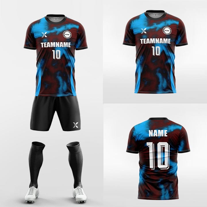 XTeamwear Soccer Uniforms Abstract color palette - Custom Soccer Jerseys Kit Sublimated for Team