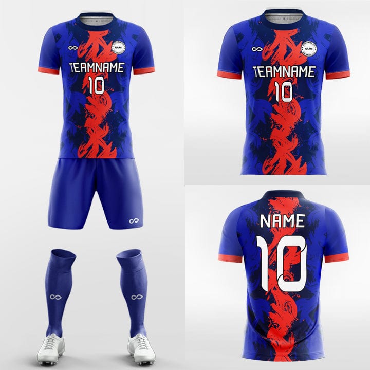 XTeamwear Soccer Uniforms Ares - Custom Soccer Jerseys Kit Sublimated Design