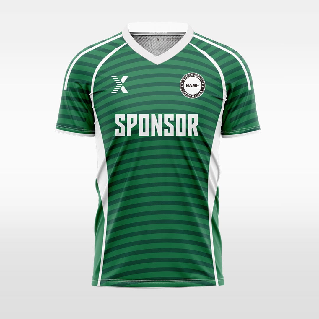 XTeamwear Soccer Uniforms Arrange horizontal lines - Custom Soccer Jerseys Kit Sublimated for Team