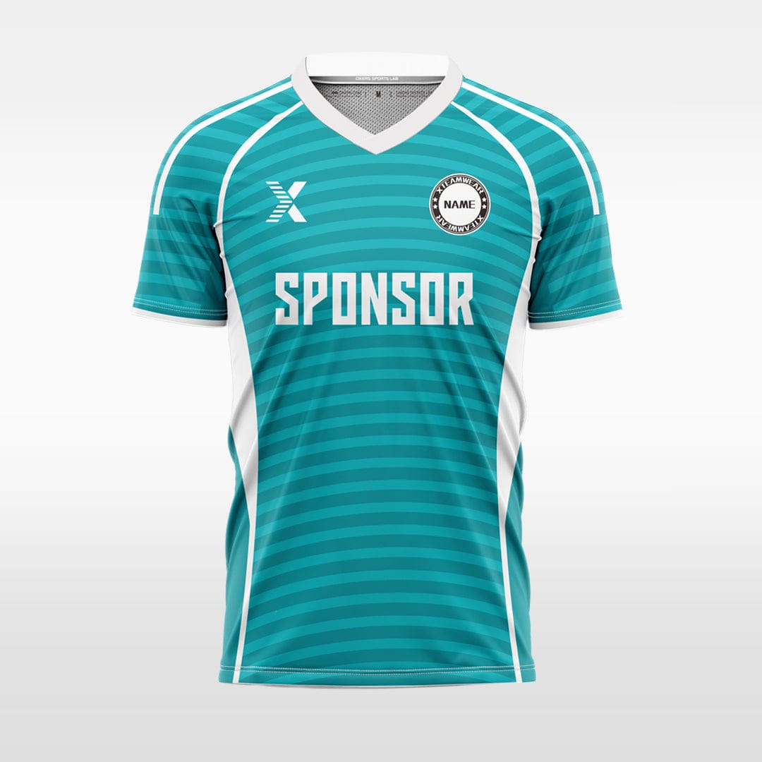 XTeamwear Soccer Uniforms Arrange horizontal lines - Custom Soccer Jerseys Kit Sublimated for Team