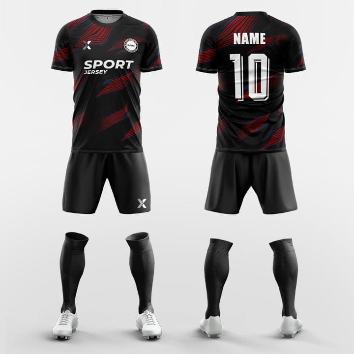 XTeamwear Soccer Uniforms Bay-Custom Soccer Jerseys Kit Sublimated Design