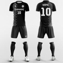 XTeamwear Soccer Uniforms Black Fish-Custom Soccer Jerseys Kit Sublimated Design
