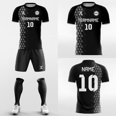 XTeamwear Soccer Uniforms Black Fish-Custom Soccer Jerseys Kit Sublimated Design