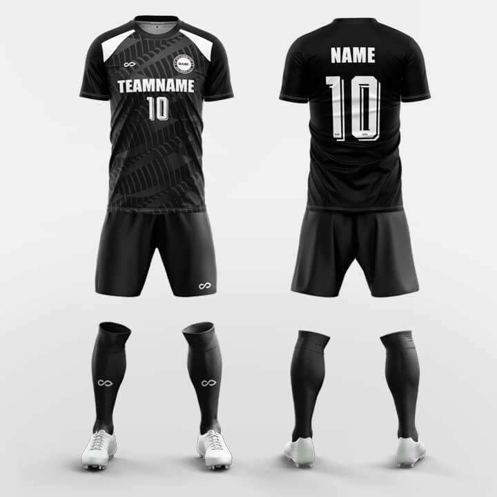 XTeamwear Soccer Uniforms Black / S Aeolus - Custom Soccer Jerseys Kit Sublimated Design