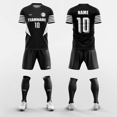 XTeamwear Soccer Uniforms Black / S Angelfish - Custom Soccer Jerseys Kit Sublimated Design