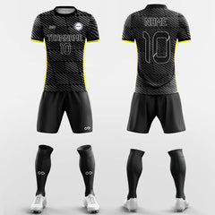XTeamwear Soccer Uniforms Black / S Black Block - Custom Soccer Jerseys Kit Sublimated for Club FT260125S