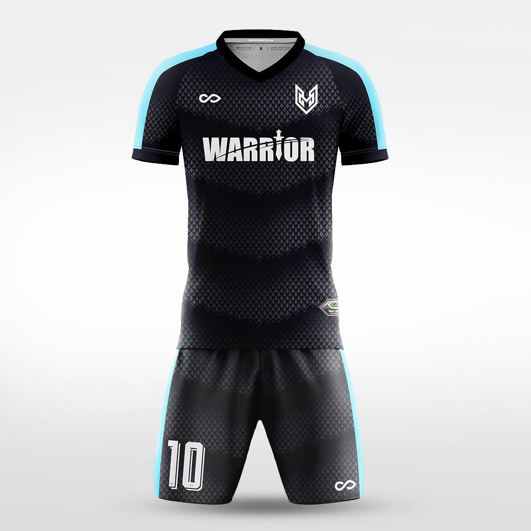 XTeamwear Soccer Uniforms black / S General on Horseback - Custom Soccer Jerseys Kit Sublimated for Team - WS204GCZY3