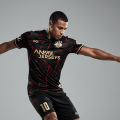 XTeamwear Soccer Uniforms black / S hurricane(Three Generations) - Custom Soccer Jerseys Kit Sublimated for Team（Special Offer）