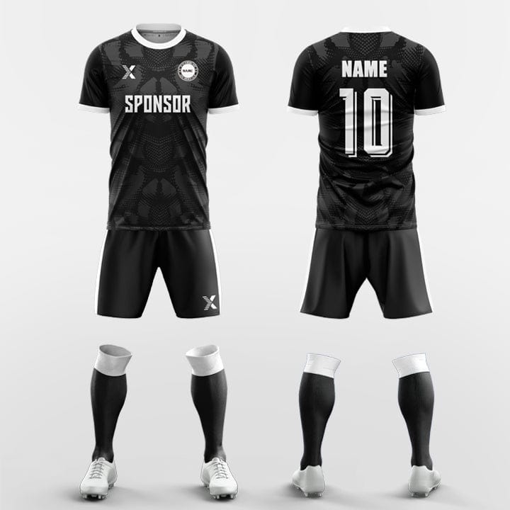 XTeamwear Soccer Uniforms black / S Power rune - Custom Soccer Jerseys Kit Sublimated for Team