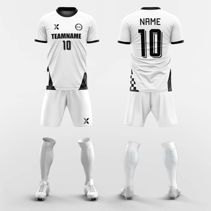 XTeamwear Soccer Uniforms Black / S Reassure - Custom Soccer Jerseys Kit Sublimated Design