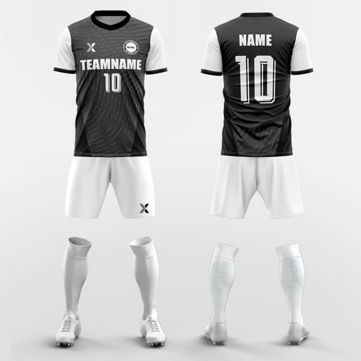 XTeamwear Soccer Uniforms Black / S Robust-Custom Soccer Jerseys Kit Sublimated Design