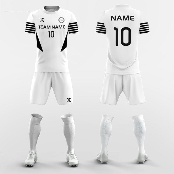 XTeamwear Soccer Uniforms Black / S Simple - Custom Soccer Jerseys Kit Sublimation for Club