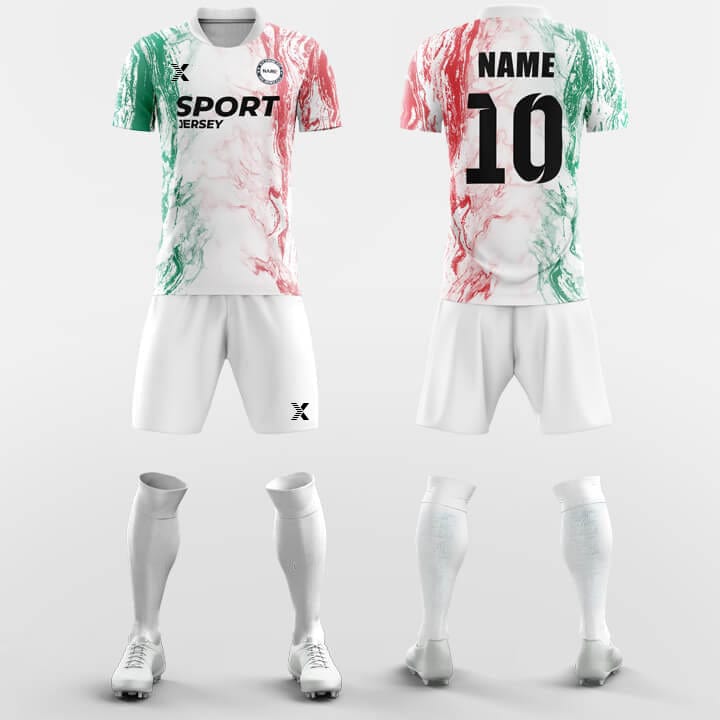 XTeamwear Soccer Uniforms Blending Seamlessly - Custom Soccer Jerseys Kit Sublimated Design