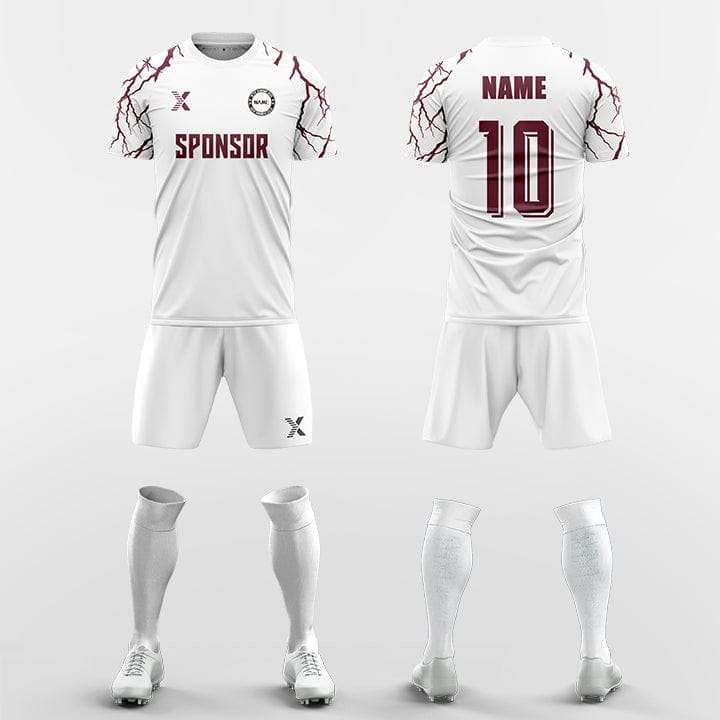 XTeamwear Soccer Uniforms Blood Power - Custom Soccer Jerseys Kit Sublimated for Team