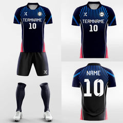 XTeamwear Soccer Uniforms Blue Light - Custom Soccer Jerseys Kit Sublimated Design