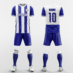 XTeamwear Soccer Uniforms blue / S Abstract Art - Custom Soccer Jerseys Kit Sublimated for Team