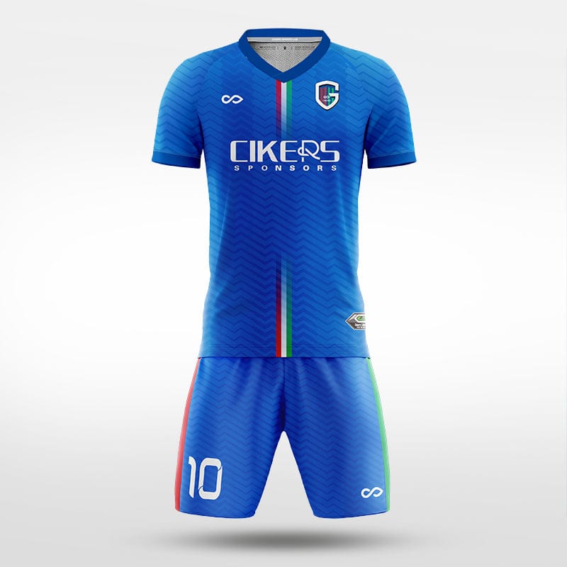 XTeamwear Soccer Uniforms blue / S Blade Glaive - Custom Soccer Jerseys Kit Sublimated for Team - WS204GCJJ3