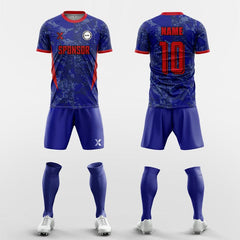 XTeamwear Soccer Uniforms blue / S camouflage color - Custom Soccer Jerseys Kit Sublimated for Team