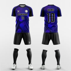 XTeamwear Soccer Uniforms blue / S Custom Soccer Kit – Irregular Geometric Pattern & Modern Fit (Jersey, Shorts & Socks)