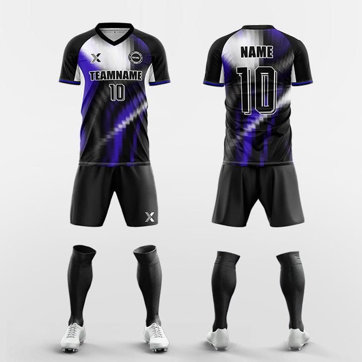 XTeamwear Soccer Uniforms Blue / S dappled light and shadow - Custom Soccer Jerseys Kit Sublimated for Team