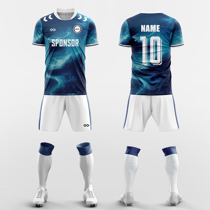 XTeamwear Soccer Uniforms blue / S Enchanting Colors - Custom Soccer Jerseys Kit Sublimated for Team