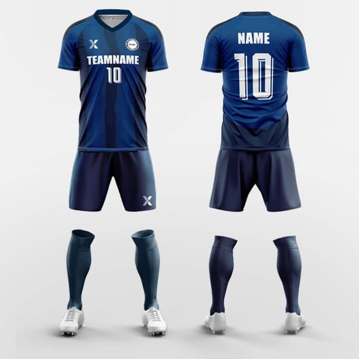 XTeamwear Soccer Uniforms Blue / S Modish-Custom Soccer Jerseys Kit Sublimated Design