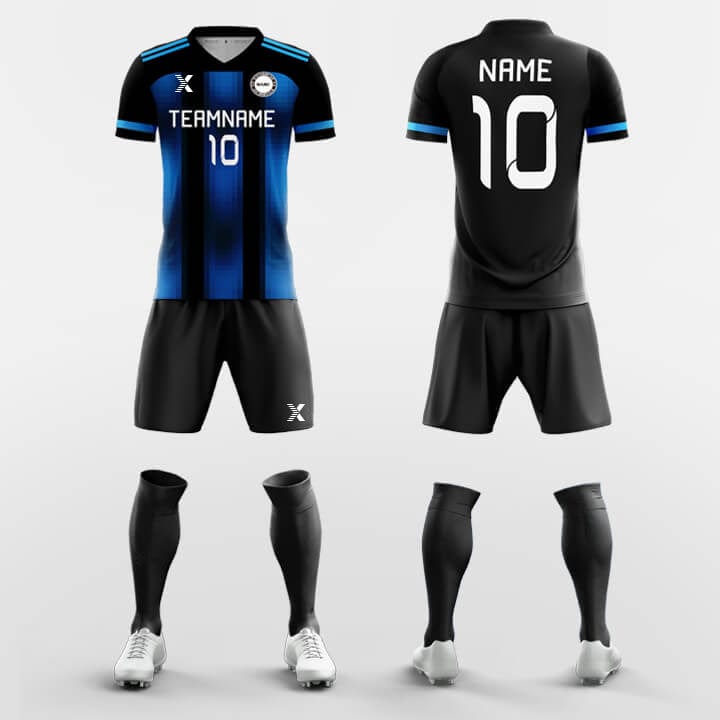 XTeamwear Soccer Uniforms Blue / S Mosaic - Custom Soccer Jersey for Men Sublimation kit