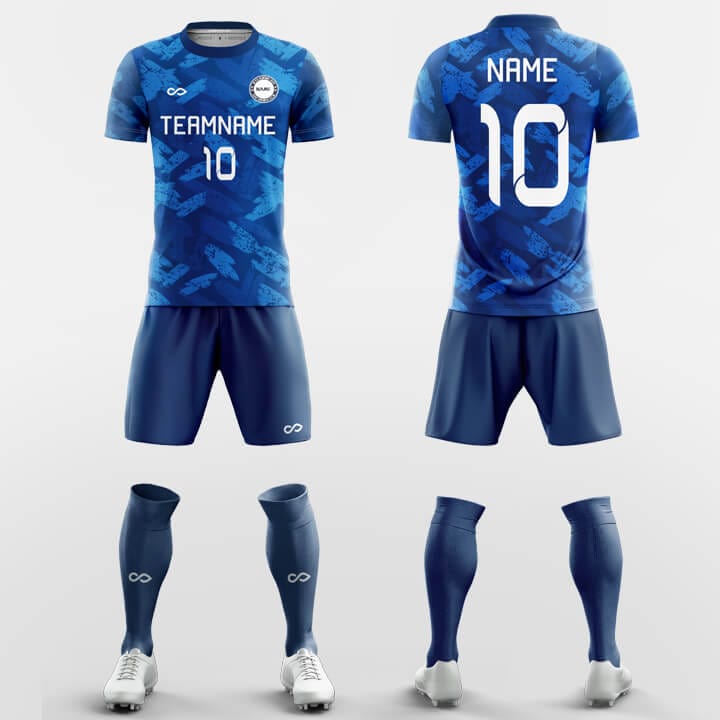 XTeamwear Soccer Uniforms Blue / S Oceanline - Custom Soccer Jerseys Kit Sublimated for Club FT260119S