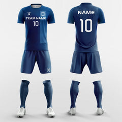 XTeamwear Soccer Uniforms Blue / S Retro Ribbon - Custom Soccer Jerseys Kit Sublimated for Club